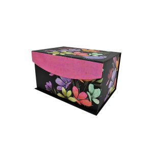 8 Blooms   Damask Fliptop Box by Hudson 43