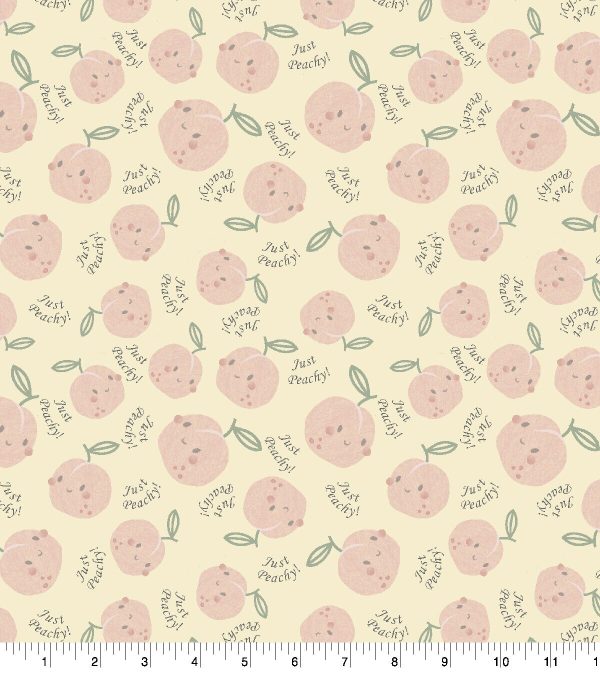 Just Peachy Super Snuggle Flannel Fabric