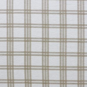 Plaid Cream Super Snuggle Flannel Fabric