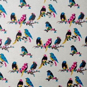 Parrots on Ivory Super Snuggle Flannel Fabric