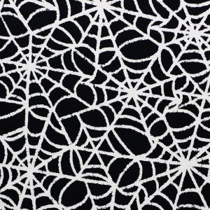 Spiderweb Glow in The Dark Super Snuggle Flannel Fabric