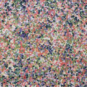 70s Splatter on White Quilt Glitter Cotton Fabric by Keepsake Calico
