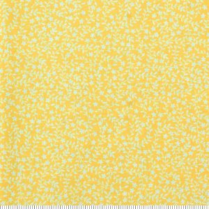 Floral   Vines on Yellow Quilt Cotton Fabric by Keepsake Calico - 1