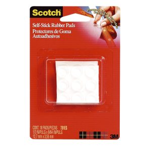 Scotch 18pc Self Stick Rubber Pads