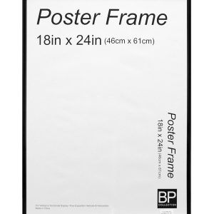 MCS Spline 18 24 Black Poster Frame