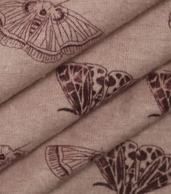 Tonal Moths Super Snuggle Flannel Fabric - Image 2