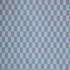 Light Blue Racing Check Quilt Cotton Fabric by Quilter s Showcase