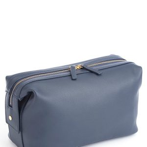 Pebbled Leather Toiletry Bag