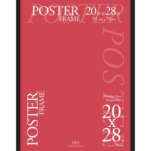 MCS 20 x 28 Plastic Black Gallery Poster Frame