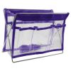 Sullivan s 11 x 7 Purple Sassy Tote With 3 Side Pockets   Compartment