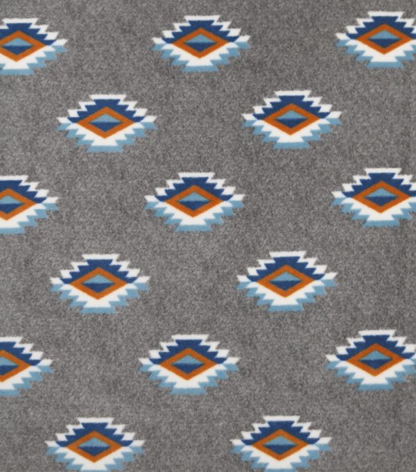Southwest Aztec Stamp Luxe Fleece Fabric - Image 2