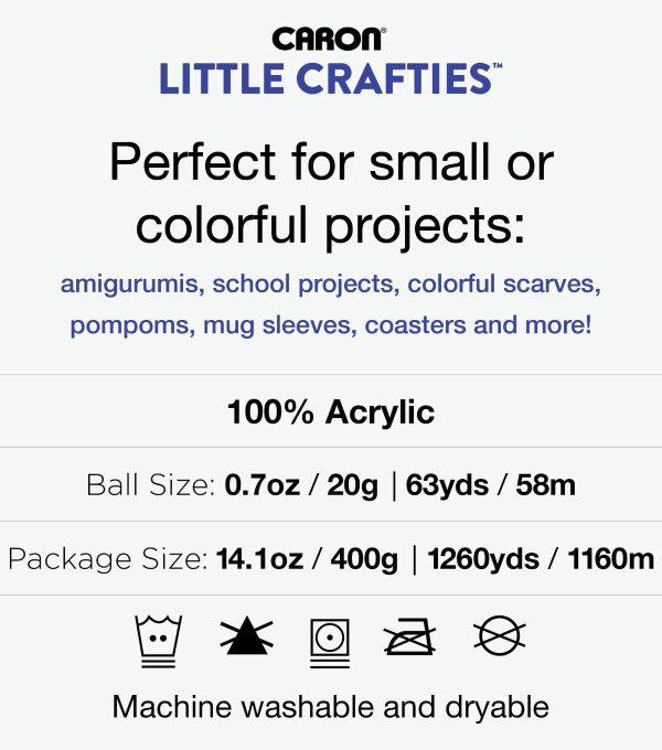 Caron Little Crafties Yarn 20pk - Image 5