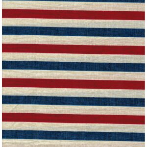 Patriotic Cotton Fabric Textured Stripe Patriotic Cotton Fabric