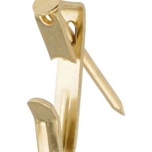 Ook 30lbs Gold Zinc Conventional Picture Hangers 6pk