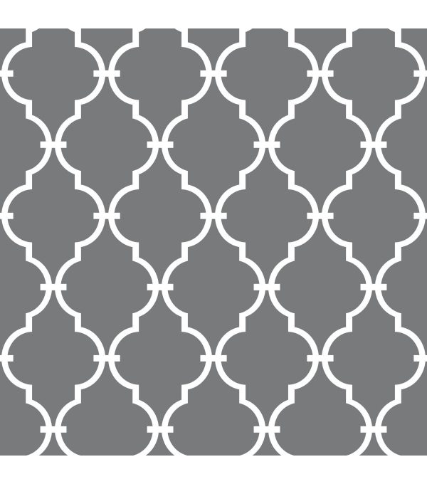 RoomMates Wallpaper Grey Modern Trellis