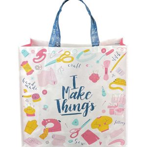 20 x 20 Spring Go Green I Make Things Reusable Tote