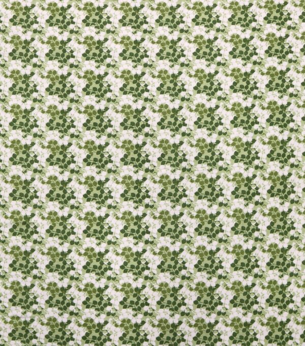 Leaves Black 108 Wide Flannel Fabric - Image 3