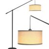 Brightech Hudson LED Floor Lamp   Black