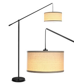 Brightech Hudson LED Floor Lamp   Black