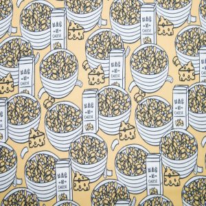 Super Snuggle Boxed Mac   Cheese Flannel Fabric