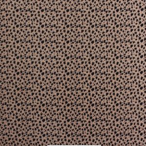 Animal Spots on Brown Anti Pill Fleece Fabric