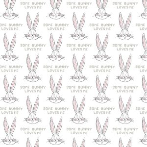 Looney Tunes White Bugs Bunny Cotton Fabric
