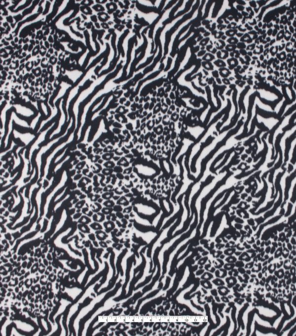 Multi Animal Blizzard Fleece Fabric - Image 4