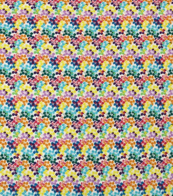 Leaves Black 108 Wide Flannel Fabric - Image 4