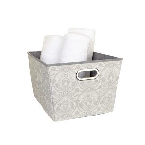 Laura Ashley 16 x 10 Almeida Grommet Storage Bin With Handles
