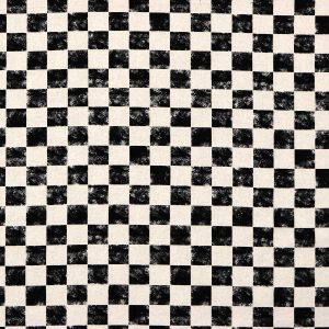 Black   White Checkerboard Super Snuggle Flannel Fabric