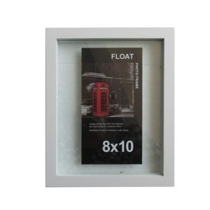 Innovative Creations 8 10 White Wood Float Photo Frame