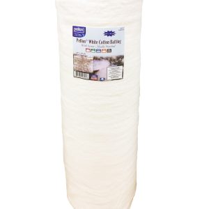 Pellon White Cotton Batting with Scrim 90x40yd Roll Needle Punched