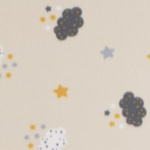 Clouds   Stars Blizzard Prints Fleece Fabric