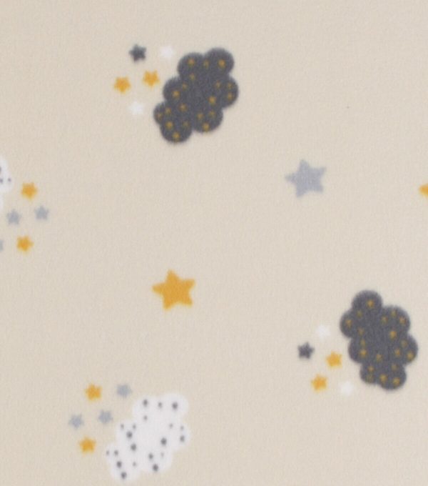 Clouds   Stars Blizzard Prints Fleece Fabric