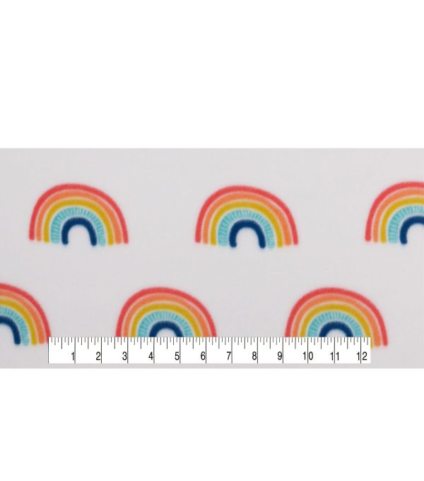 POP! Rainbow Fashion Lightweight Fleece Fabric - Image 4