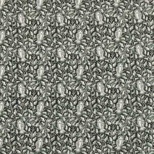 Green Owls   Leaves Super Snuggle Flannel Fabric