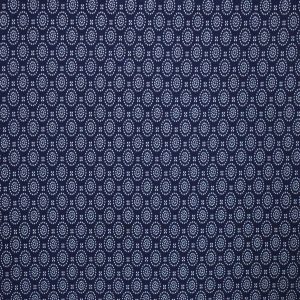 Dotted Circles on Navy Quilt Cotton Fabric by Quilter s Showcase