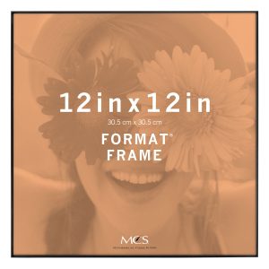 MCS 12 x 12 Front Loading Black Wall Frame