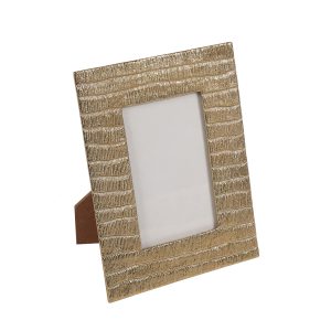 4 x 6 Antique Gold Te x tured Tabletop Picture Frame by Place   Time