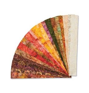 Hi Fashion 2.5 Fall Batik Cotton Fabric Strip 40pc - 1