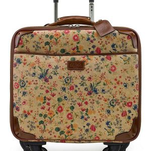 Prairie Rose Print 18 Wheeled Spinner