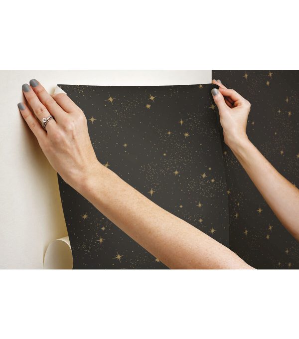 RoomMates Wallpaper Black Upon a Star - Image 7