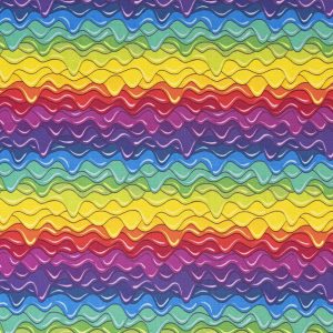 Multicolor Layers Cotton Fabric by Keepsake Calico