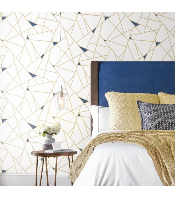RoomMates Wallpaper Gold Fracture - Image 5