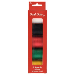 Coats   Clark Christmas 5 Pack 250yds Thread