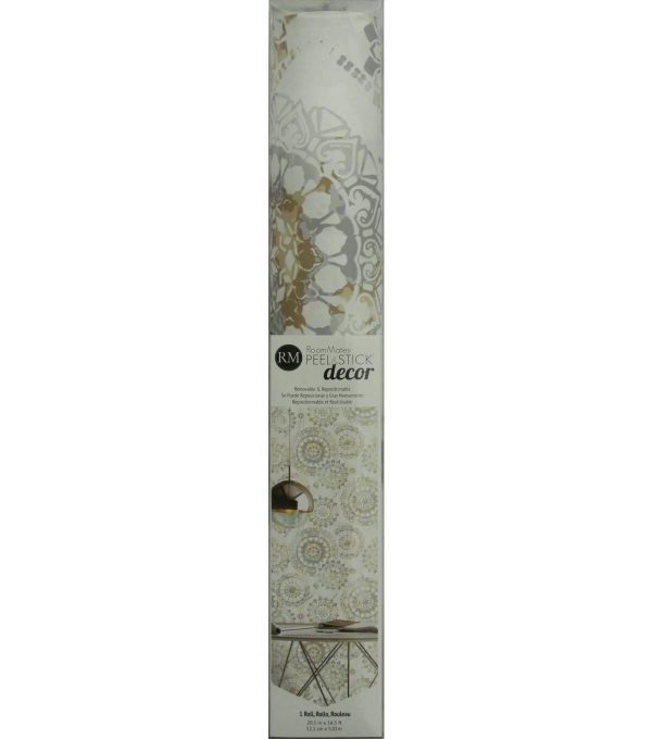 RoomMates Wallpaper Tan   Blue Bohemian - Image 9