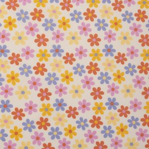 Retro Daisies Cotton Fabric by Keepsake Calico