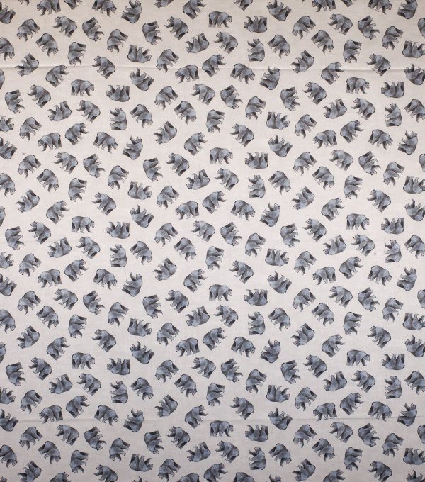 West Virginia Cotton Fabric Tossed Icons - Image 2