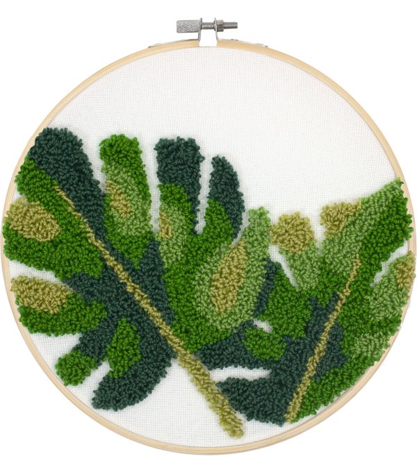 Dimensions 8 Leaves Punch Needle Kit