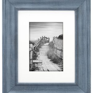 Malden 8 x 10 Matted to 5 x 7 Blue Denim Scoop Picture Frame